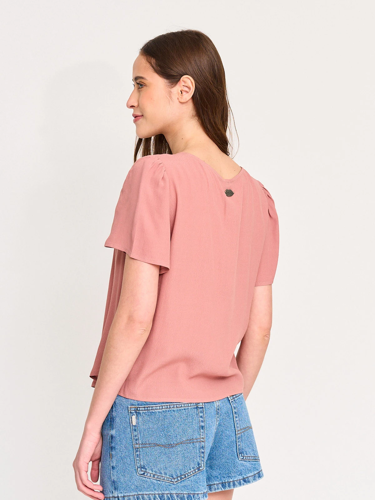 BLUSA MUJER BARBADOS MANGA 3/4 FLUIDA - 2