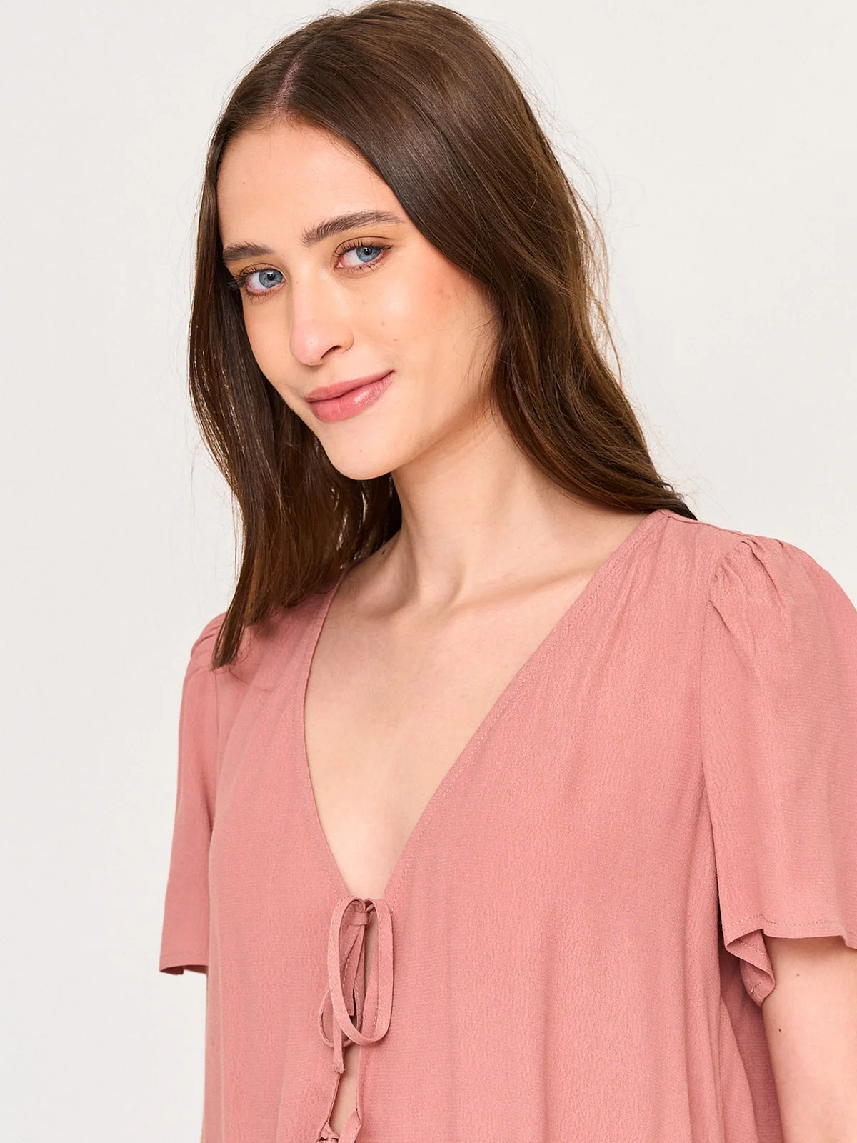 BLUSA MUJER BARBADOS MANGA 3/4 FLUIDA - 3
