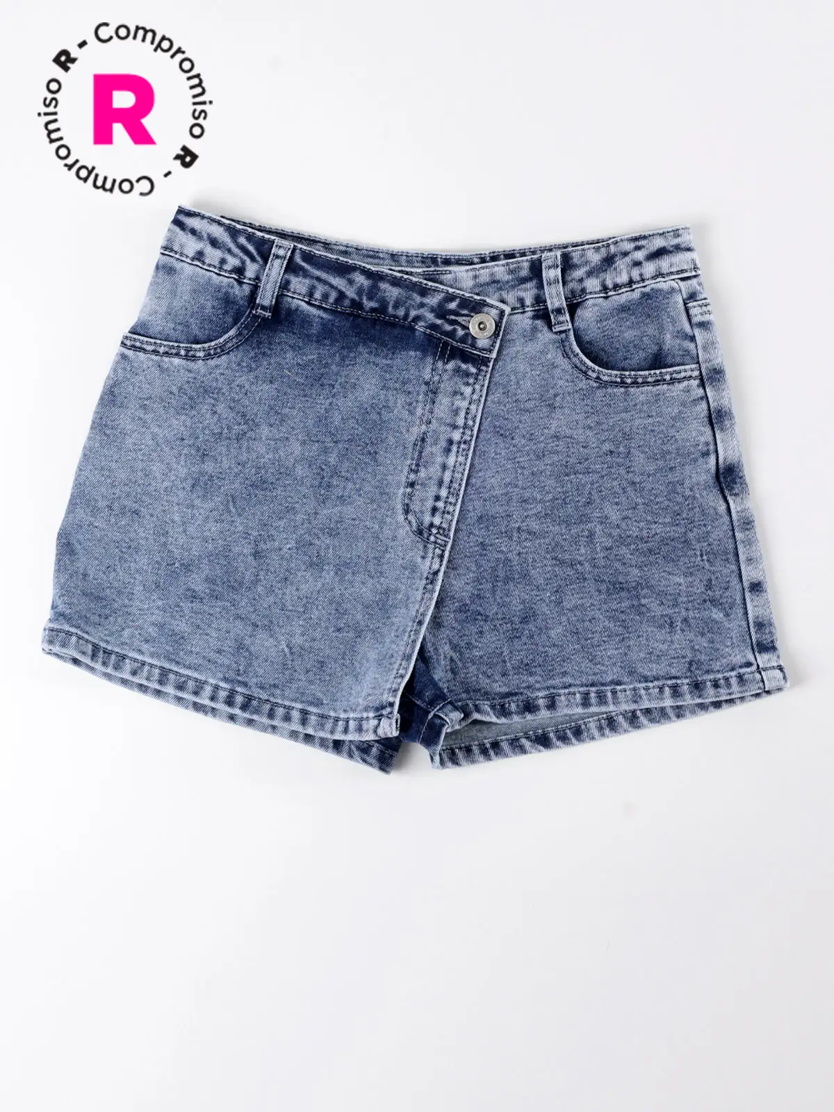 FALDA SHORT NIÑA M6T DENIM - 1