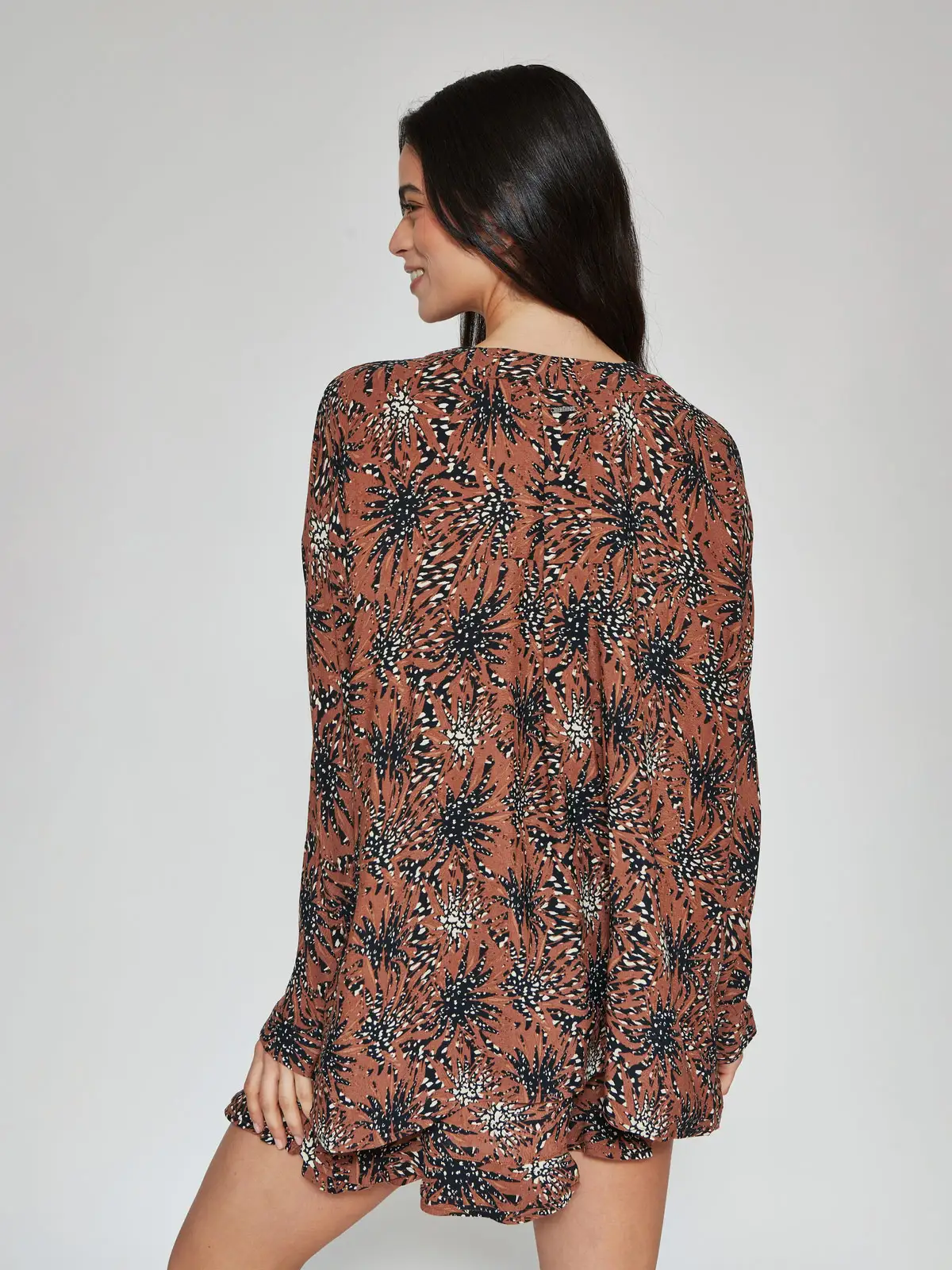 BLUSA MUJER BARBADOS CUELLO MAO MANGA 3/4 - 3