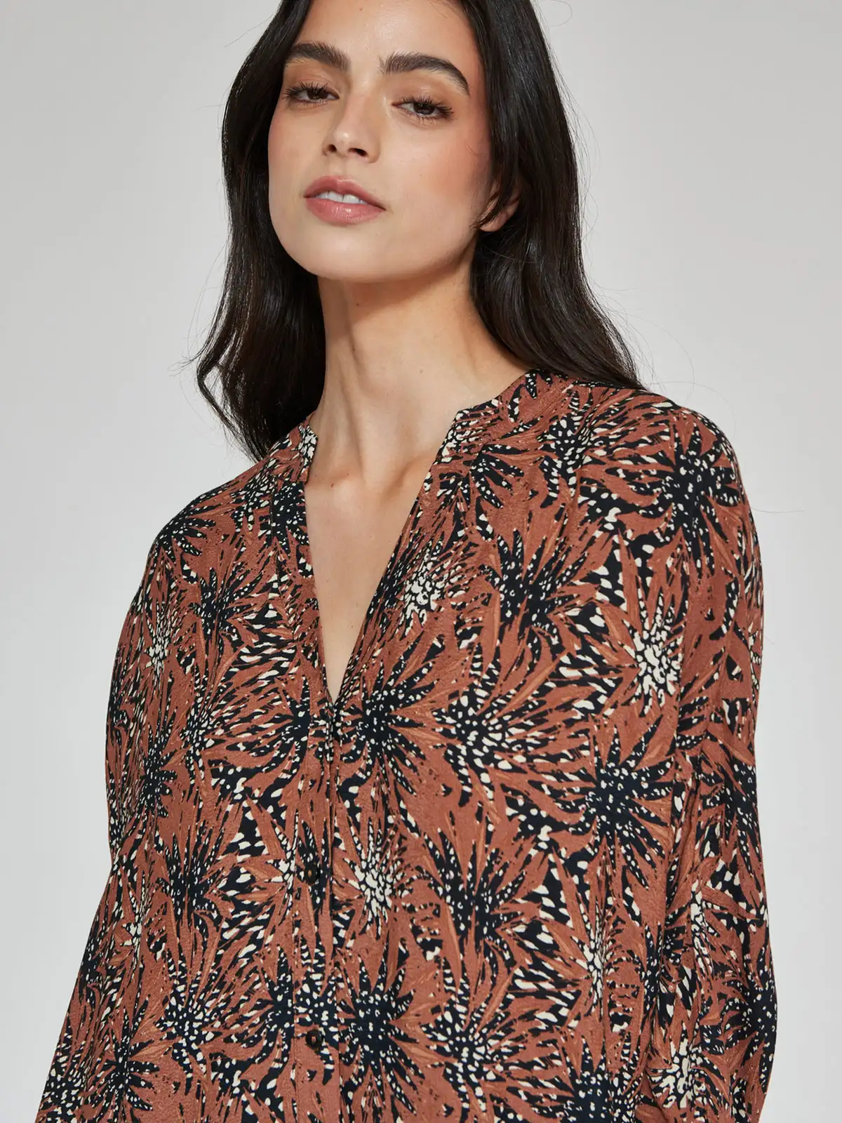 BLUSA MUJER BARBADOS CUELLO MAO MANGA 3/4 - 4