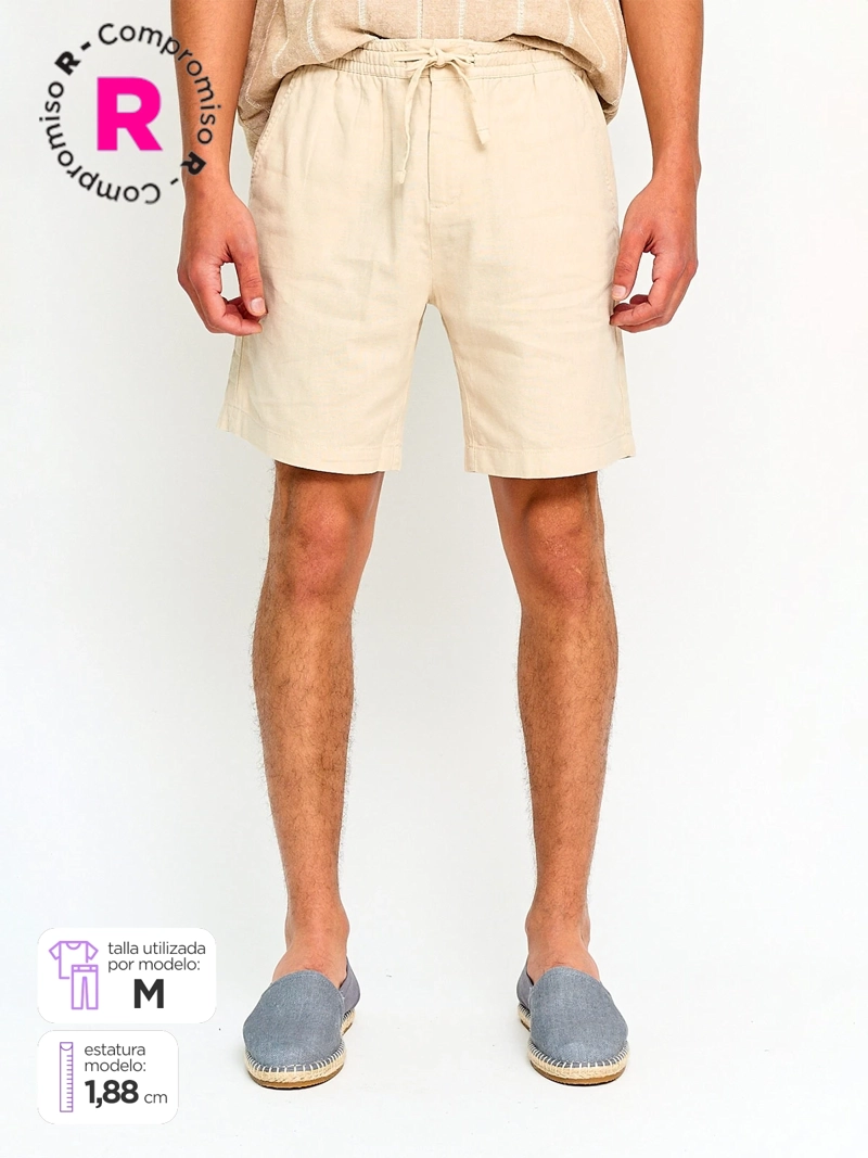 BERMUDA HOMBRE PEPE JEANS LINO RELAXED - 1