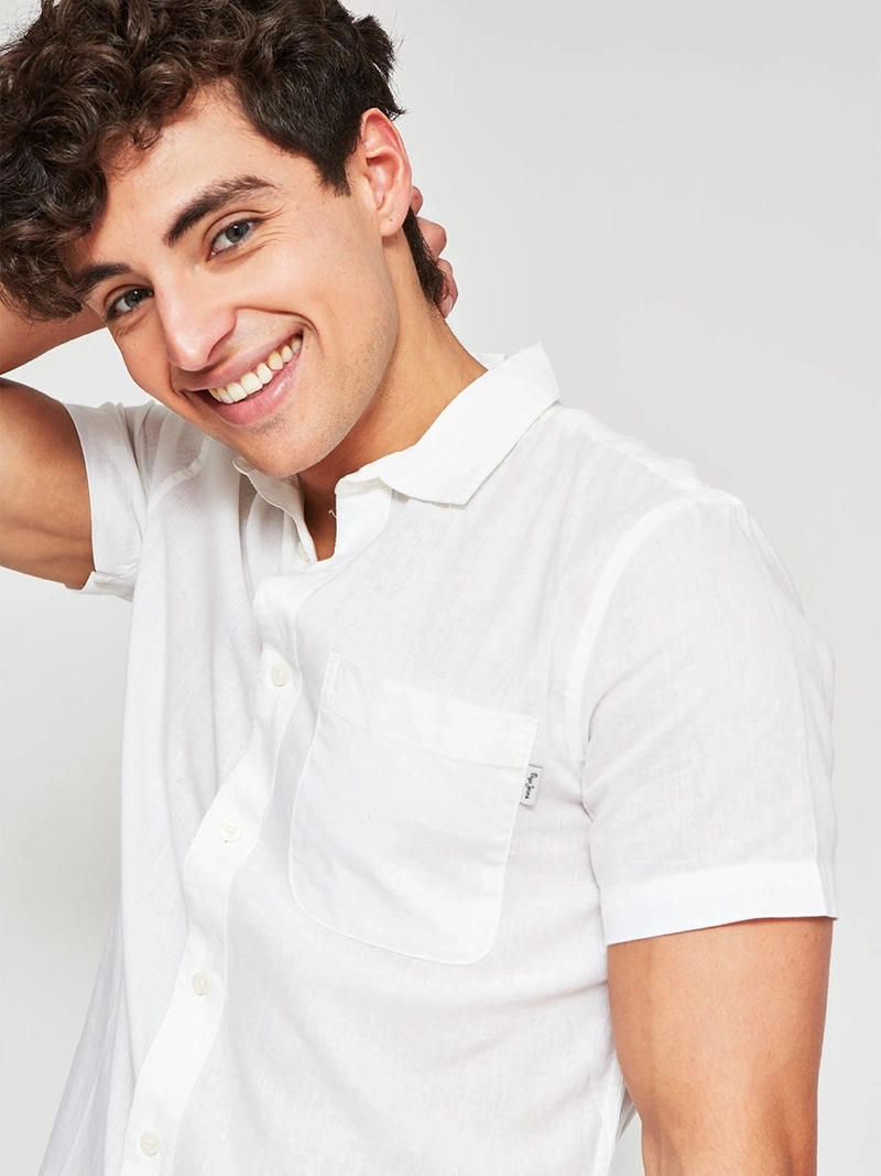 CAMISA HOMBRE PEPE JEANS ALGODÓN MANGA CORTA - 3