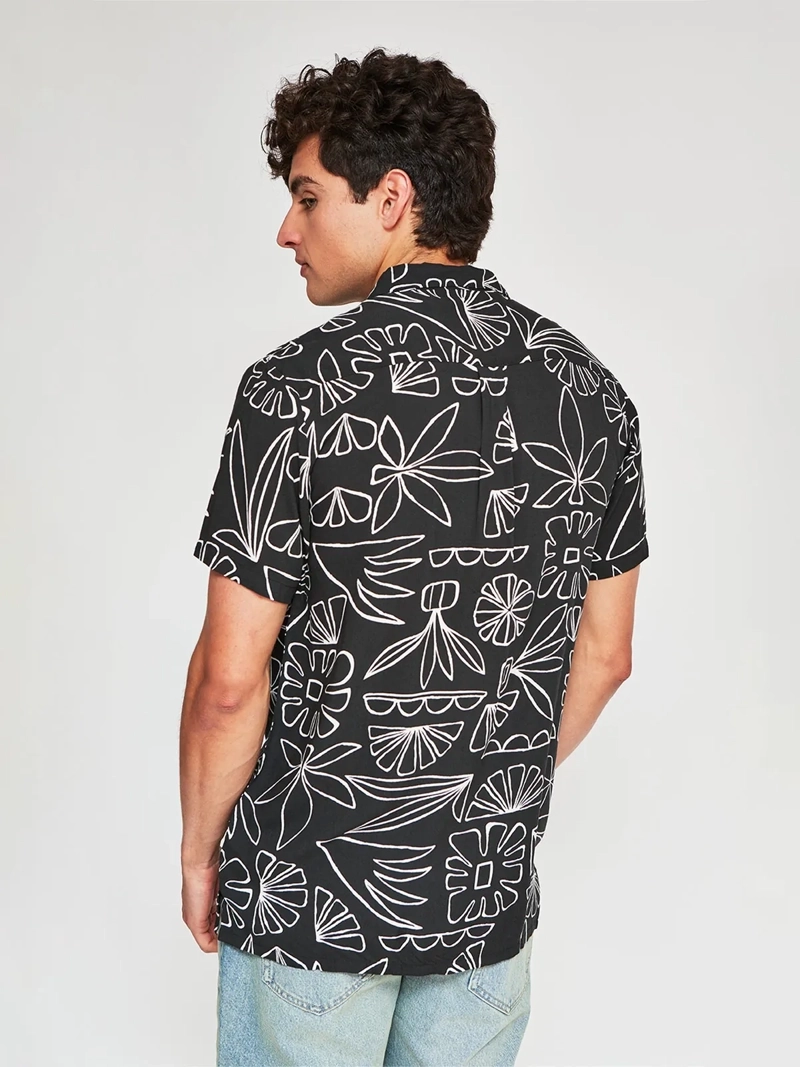 CAMISA HOMBRE HALF MANGA CORTA PRINT - 2
