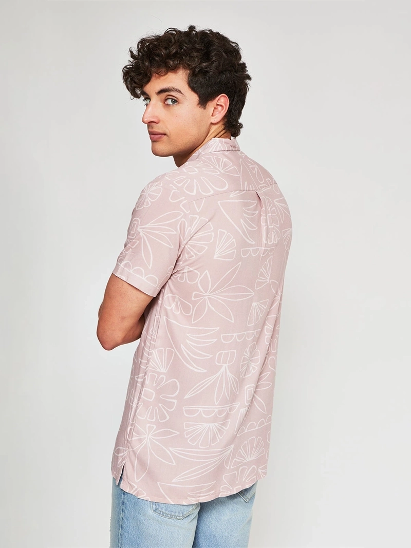 CAMISA HOMBRE HALF MANGA CORTA PRINT - 2
