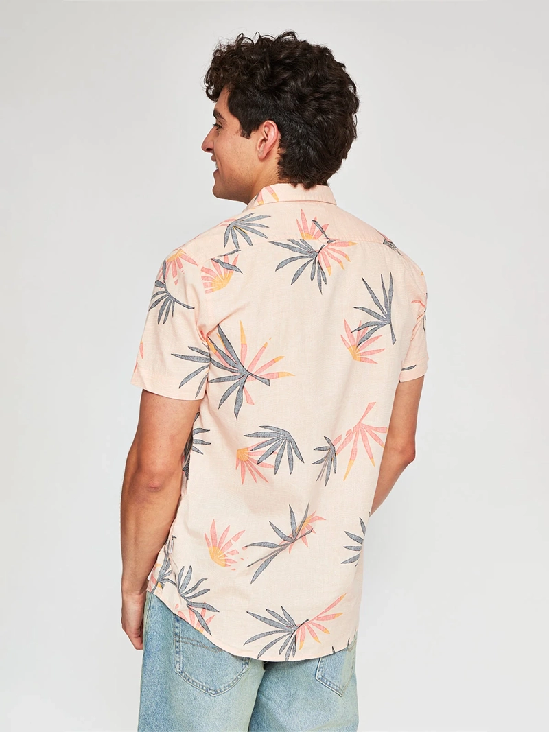CAMISA HOMBRE CLOUDBREAK ALGODÓN MANGA CORTA POPELINA PRINT - 2