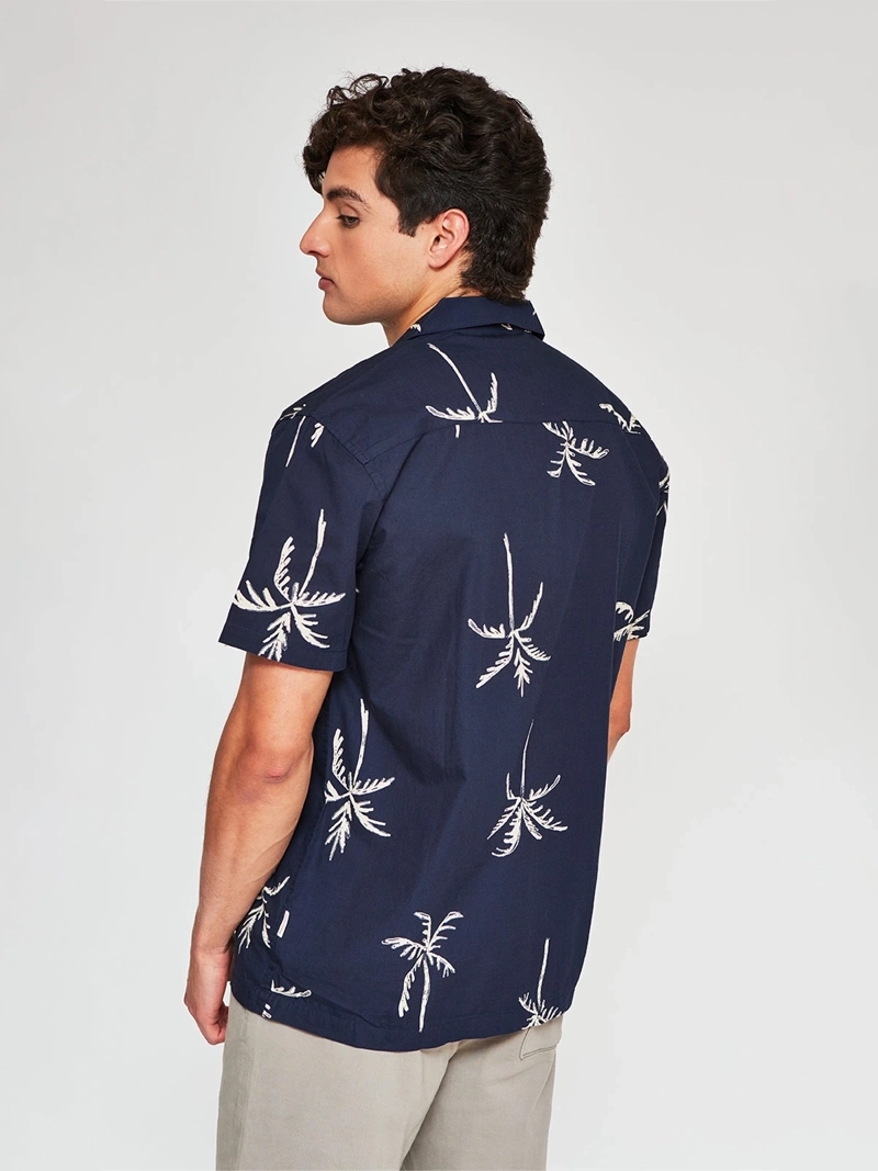 CAMISA HOMBRE ROBERT LEWIS ALGODÓN MANGA CORTA ESTAMPADA - 2