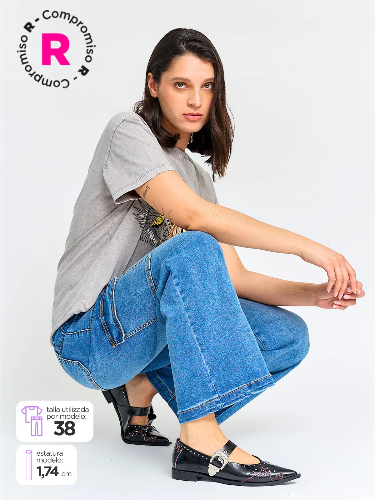 JEANS MUJER BARBADOS ALGODÓN CARGO