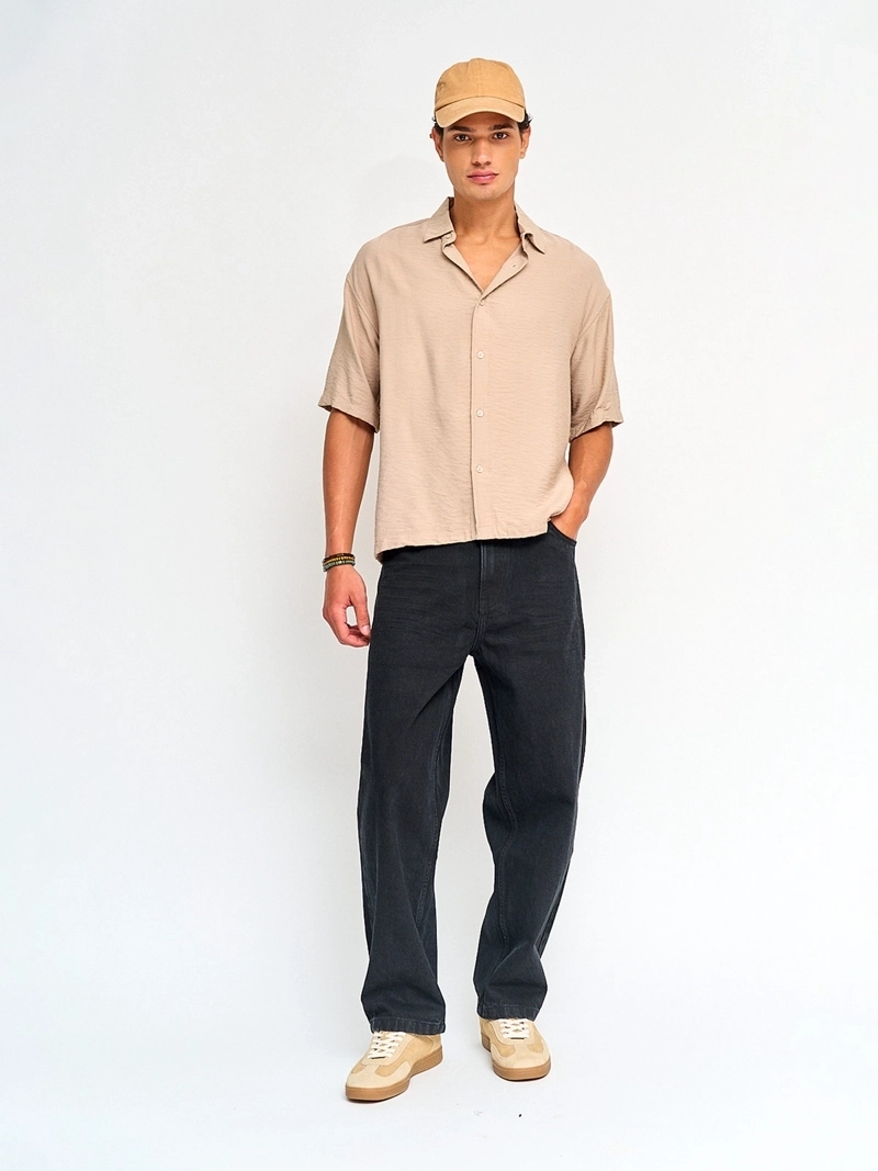 CAMISA HOMBRE INDEX MANGA CORTA OVERSIZE - 4