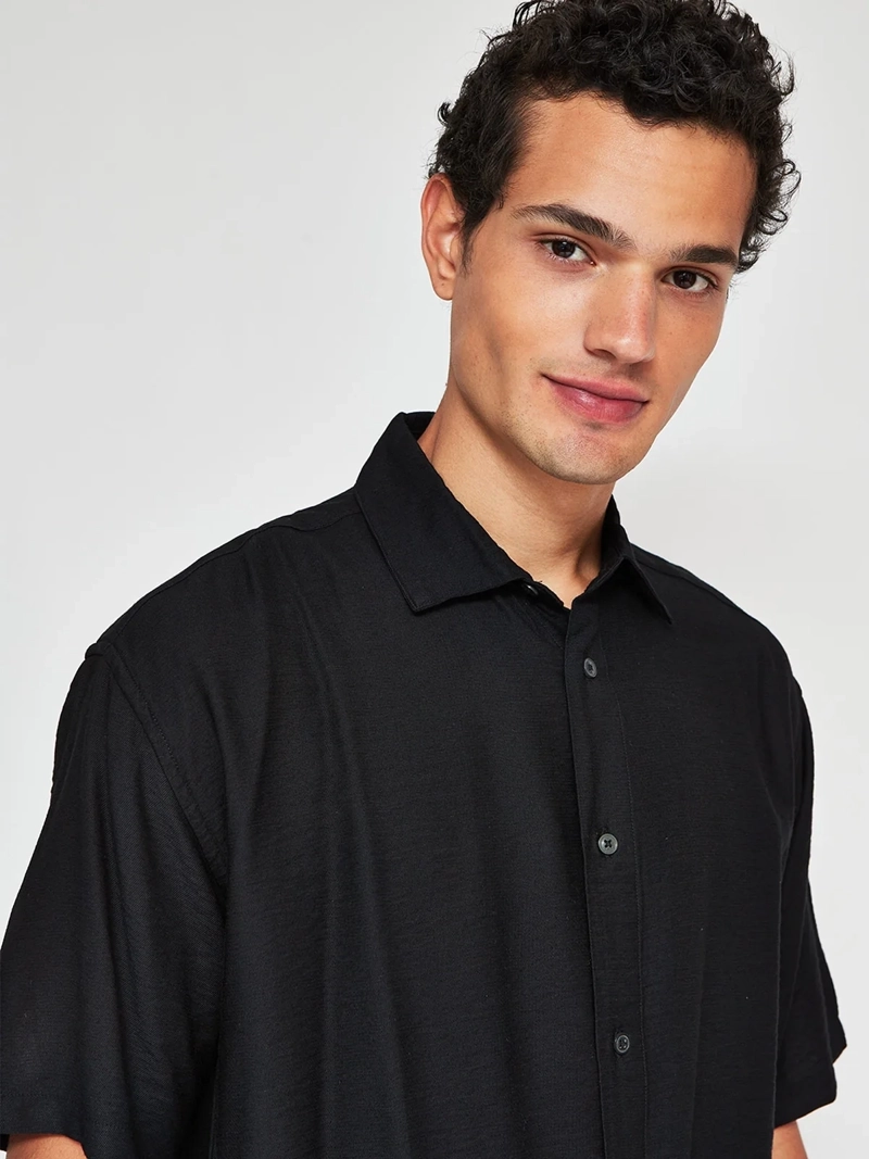 CAMISA HOMBRE INDEX MANGA CORTA OVERSIZE - 3