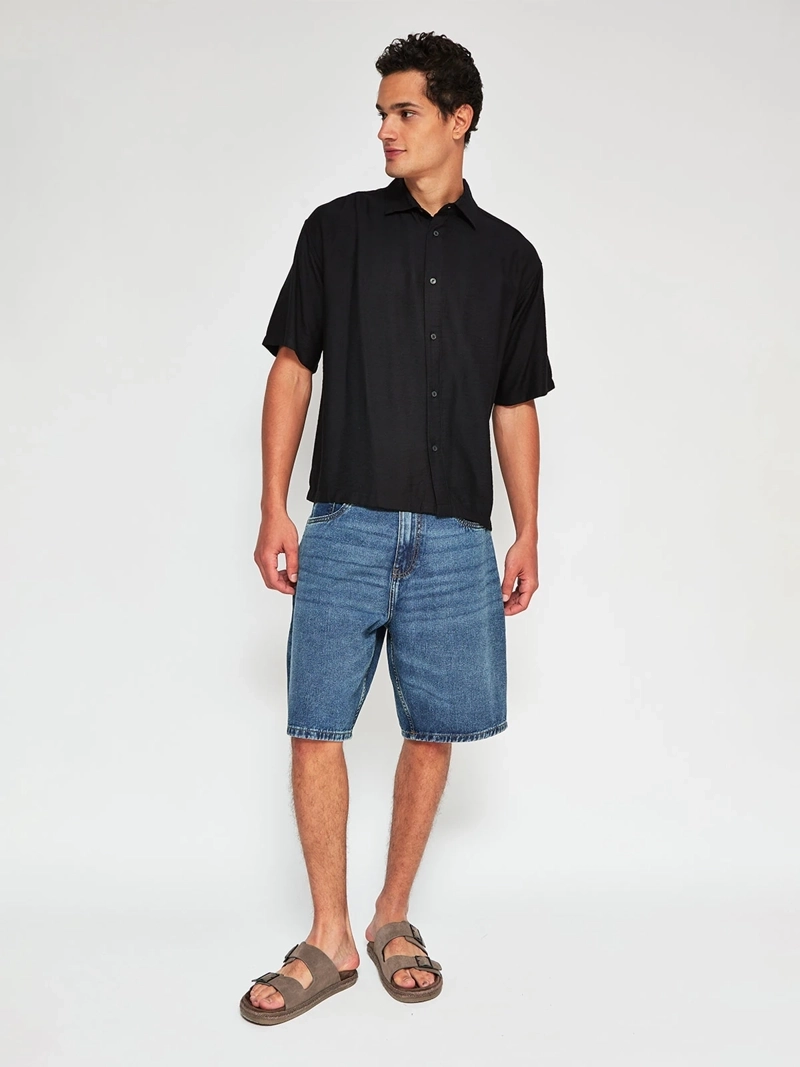 CAMISA HOMBRE INDEX MANGA CORTA OVERSIZE - 4