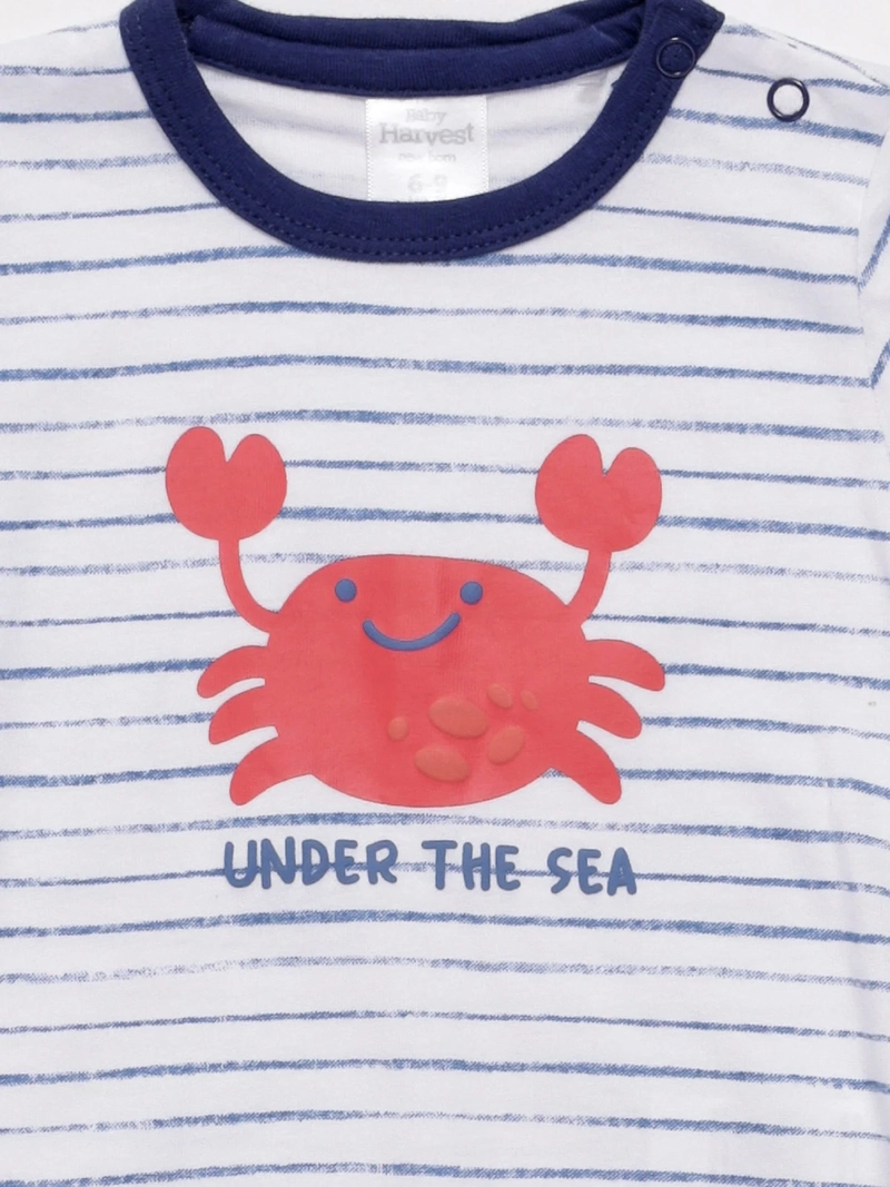 CONJUNTO NIÑO BABY HARVEST BODY MANGA CORTA MAS SHORT - 3