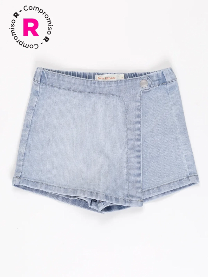 SHORT NIÑA BABY HARVEST DENIM - 1