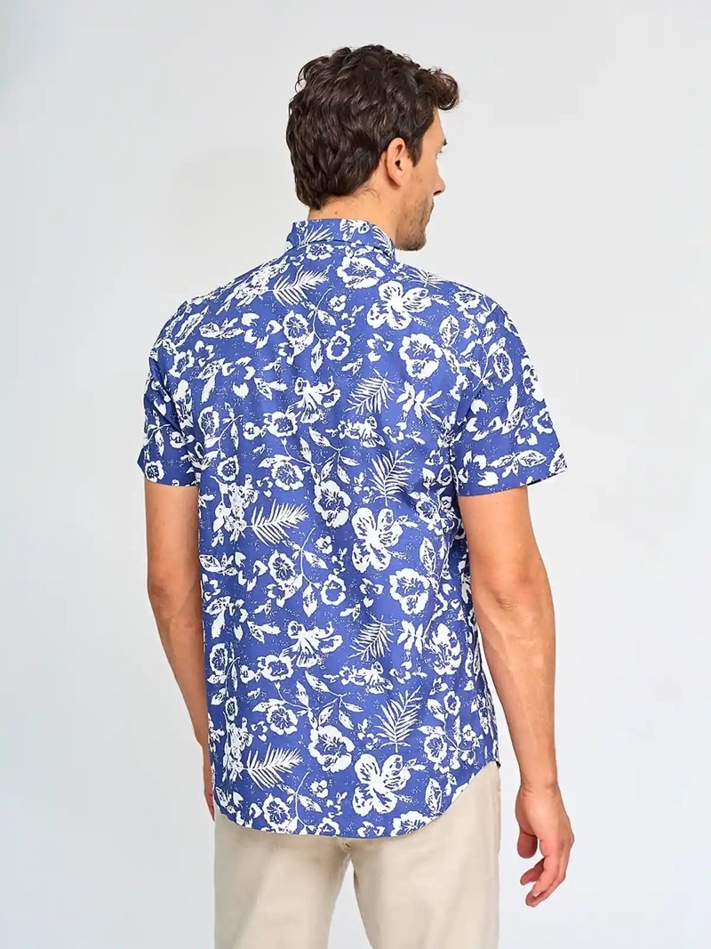 CAMISA HOMBRE KENNETH STEVENS ALGODÓN MANGA CORTA - 2