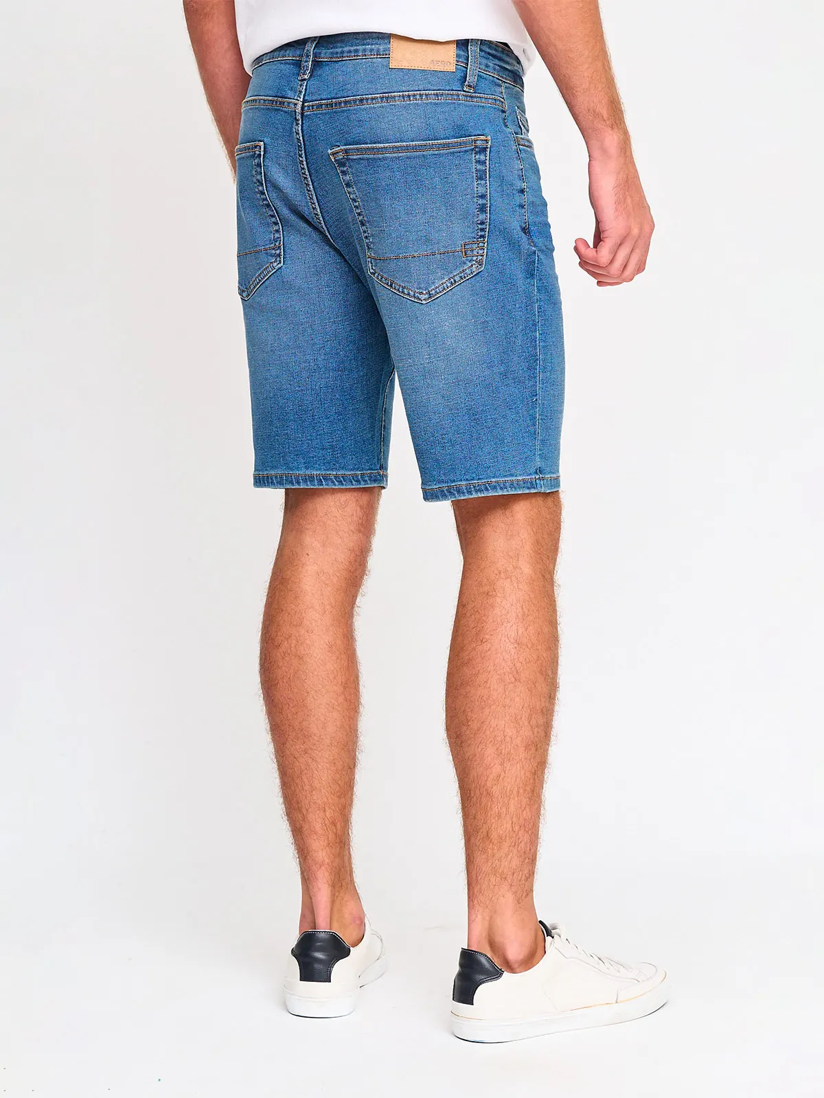 BERMUDA HOMBRE AEROPOSTALE SLIM ALGODÓN DENIM - 2