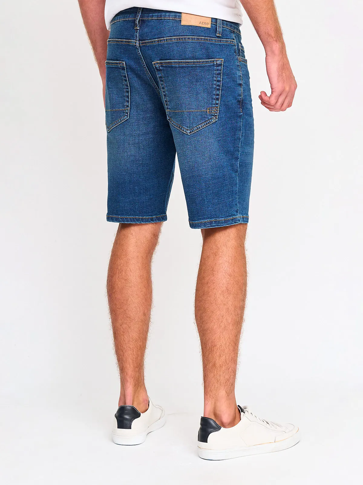 BERMUDA HOMBRE AEROPOSTALE SLIM ALGODÓN DENIM - 2