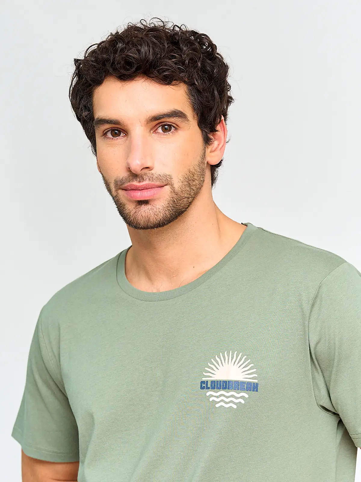 POLERA HOMBRE CLOUDBREAK ALGODÓN MANGA CORTA - 3