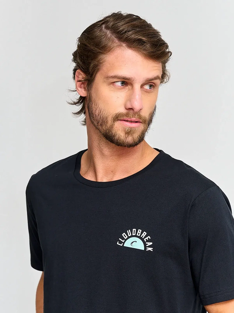 POLERA HOMBRE CLOUDBREAK ALGODÓN MANGA CORTA PRINT - 3