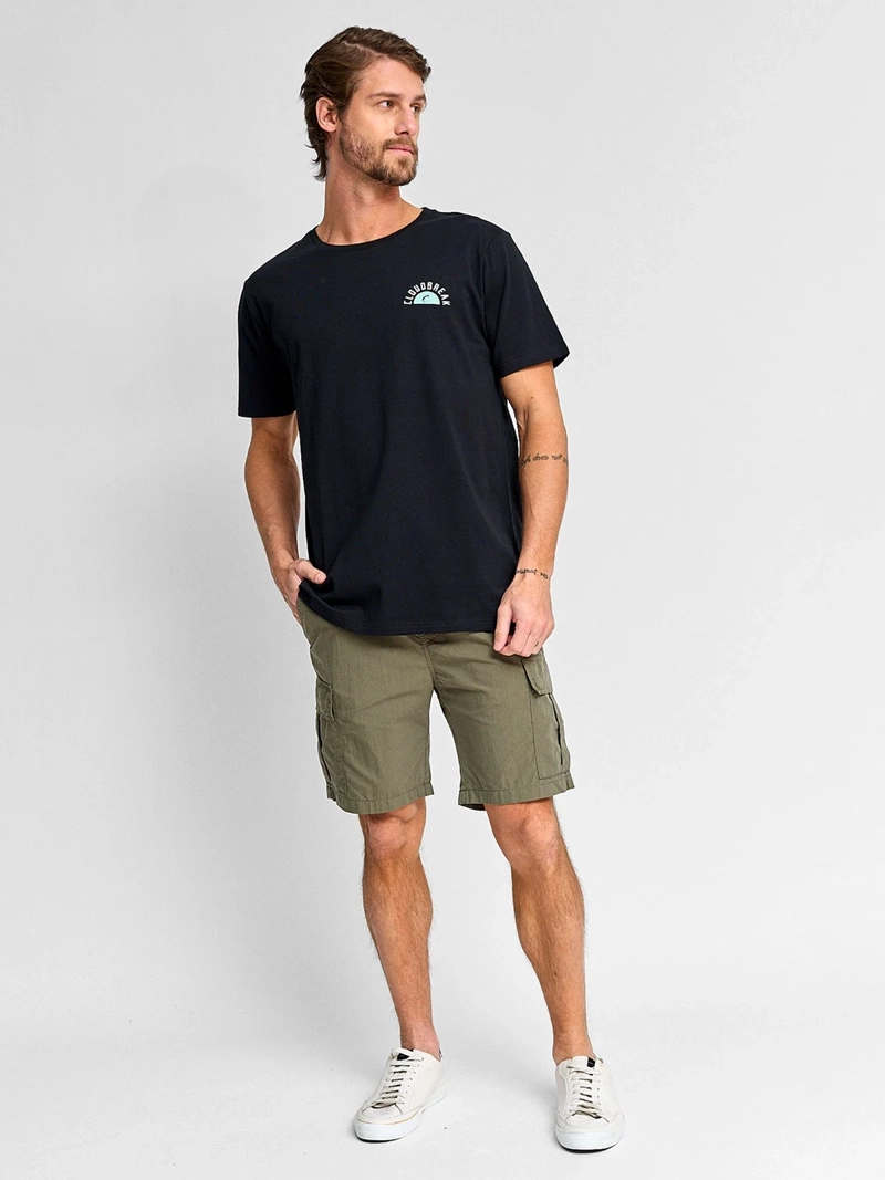 POLERA HOMBRE CLOUDBREAK ALGODÓN MANGA CORTA PRINT - 4