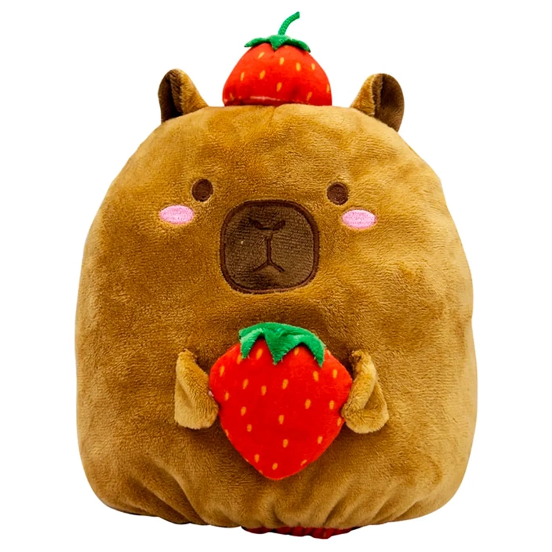 CAPIBARA PELUCHE REVER 20CM W2 FRUTILLA - 1