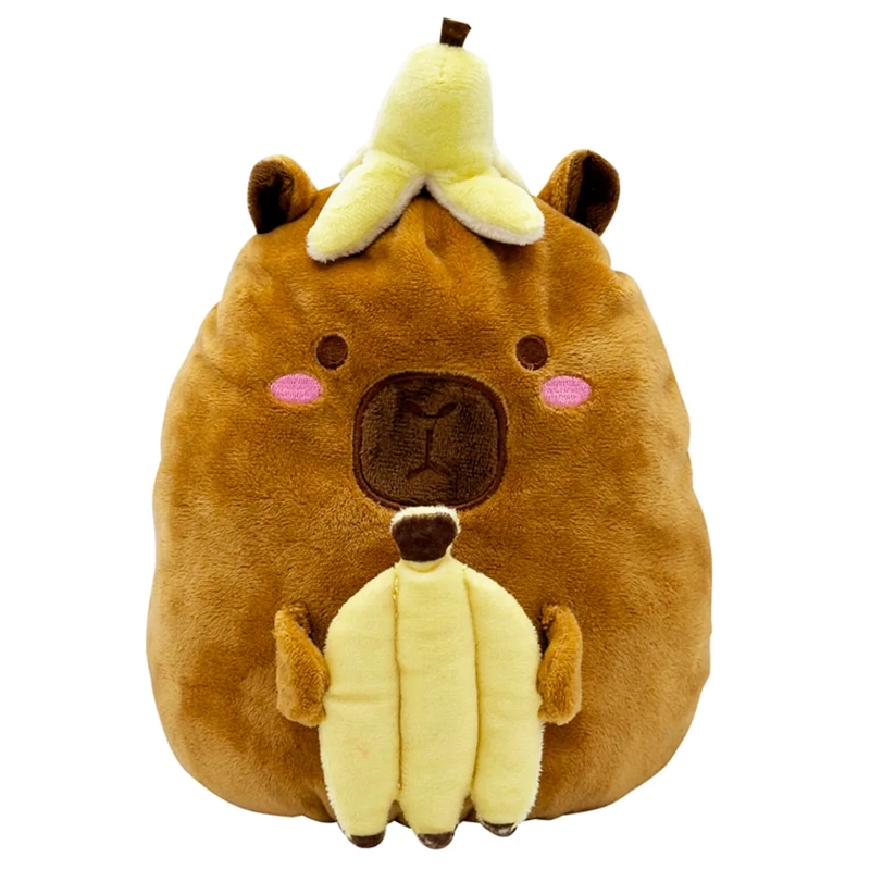 CAPIBARA PELUCHE REVER 20CM W2 PLATANO - 1