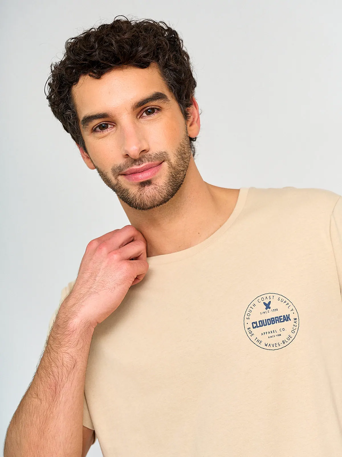 POLERA HOMBRE CLOUDBREAK ALGODÓN MANGA CORTA - 3