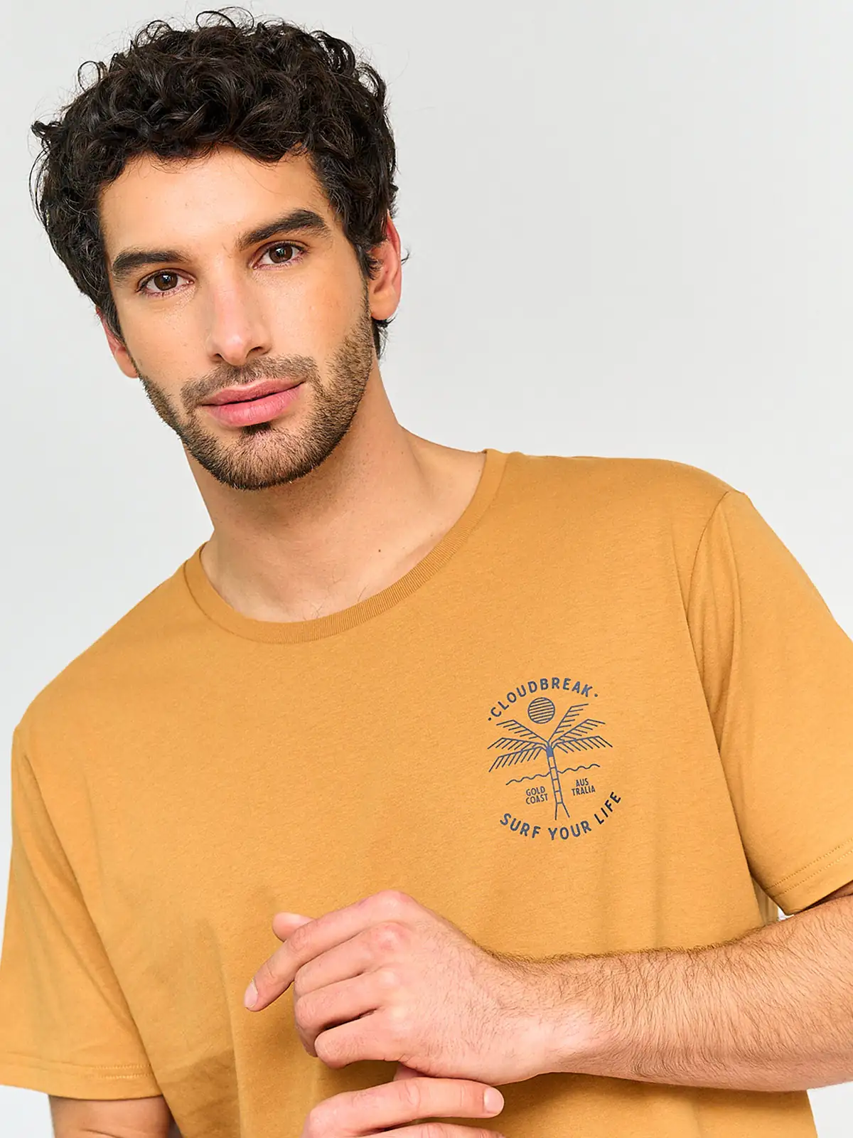 POLERA HOMBRE CLOUDBREAK ALGODÓN MANGA CORTA - 3