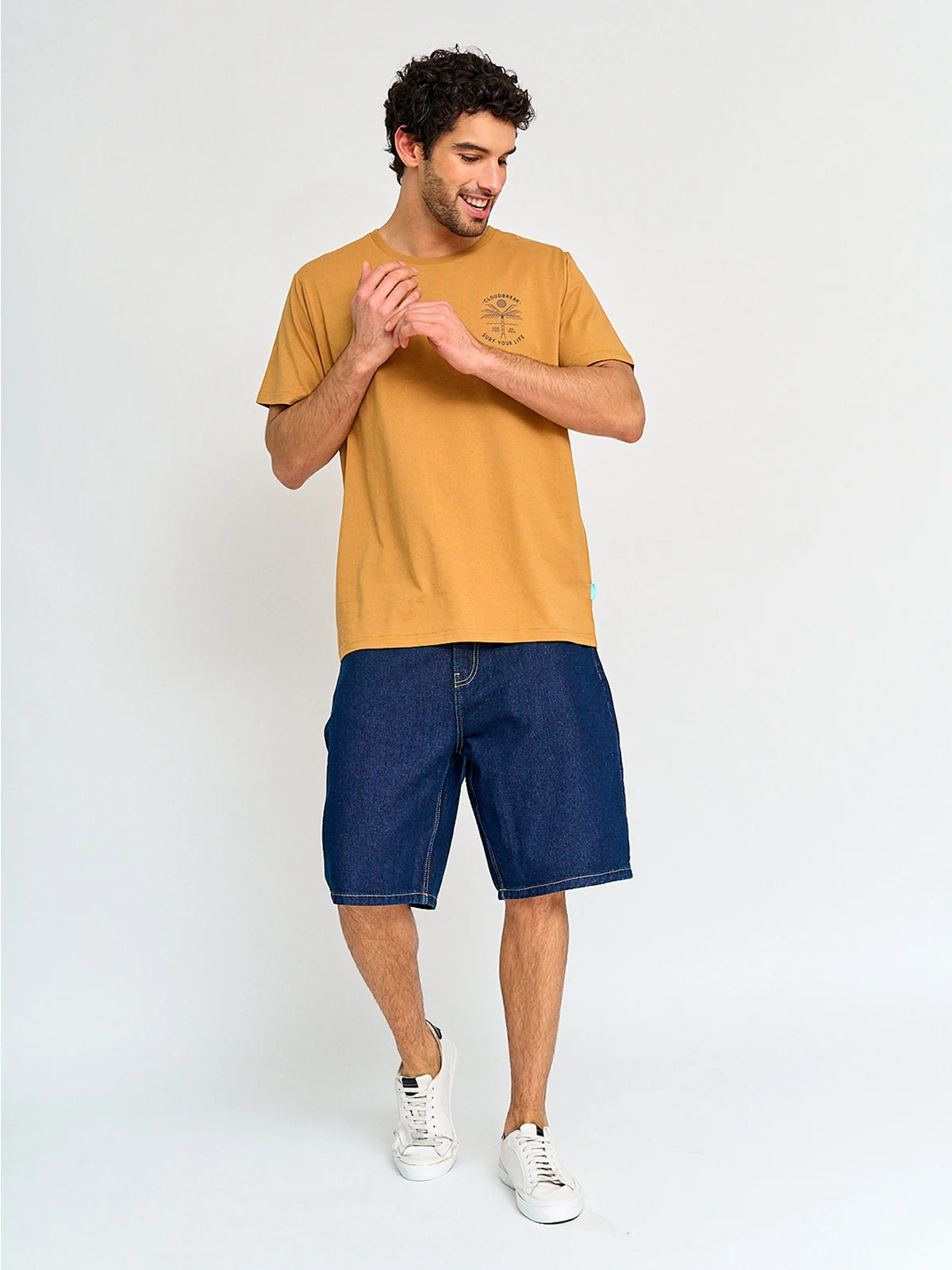 POLERA HOMBRE CLOUDBREAK ALGODÓN MANGA CORTA - 4