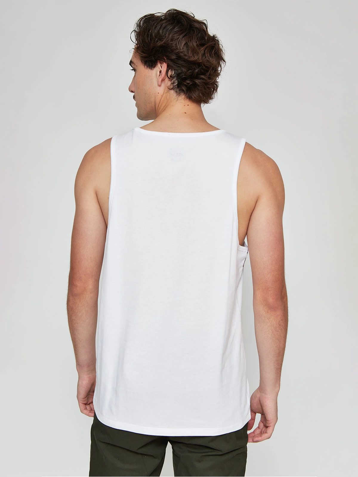 POLERA HOMBRE CLOUDBREAK ALGODÓN SIN MANGAS FRANJAS - 2