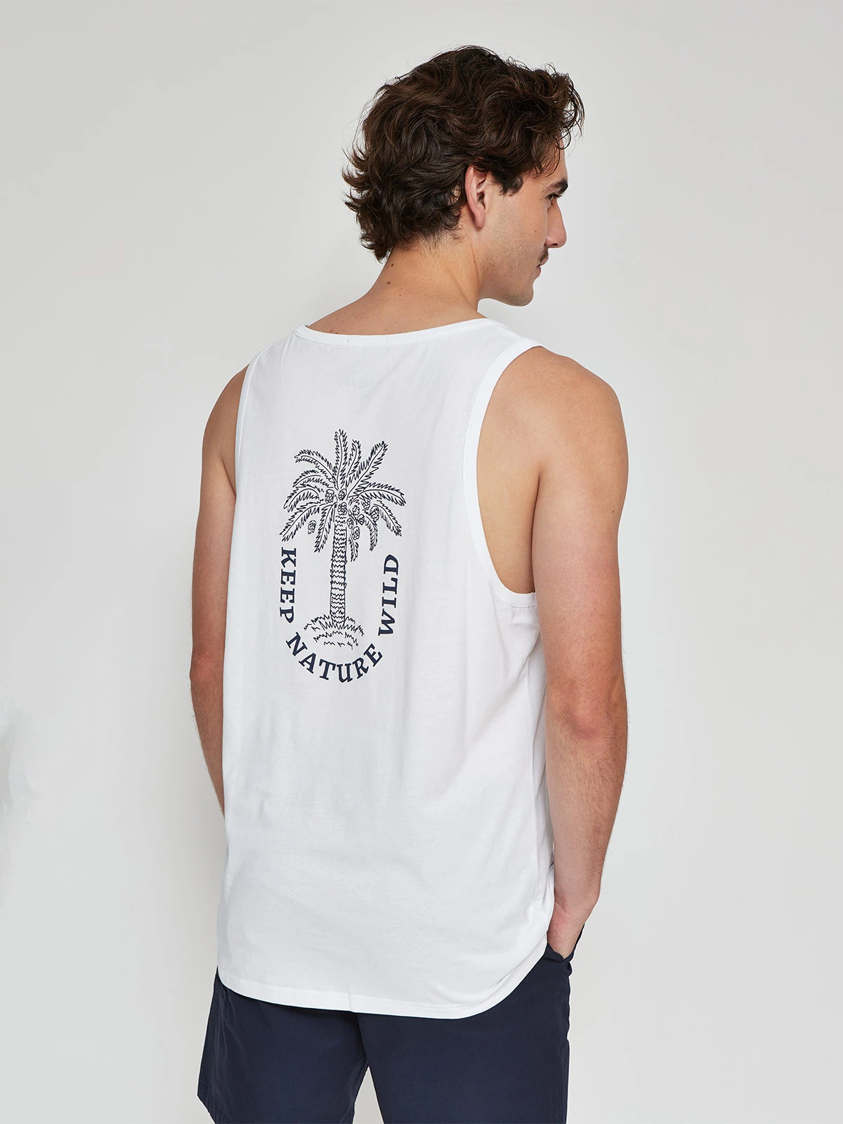 POLERA HOMBRE CLOUDBREAK ALGODÓN SIN MANGAS PRINT - 2