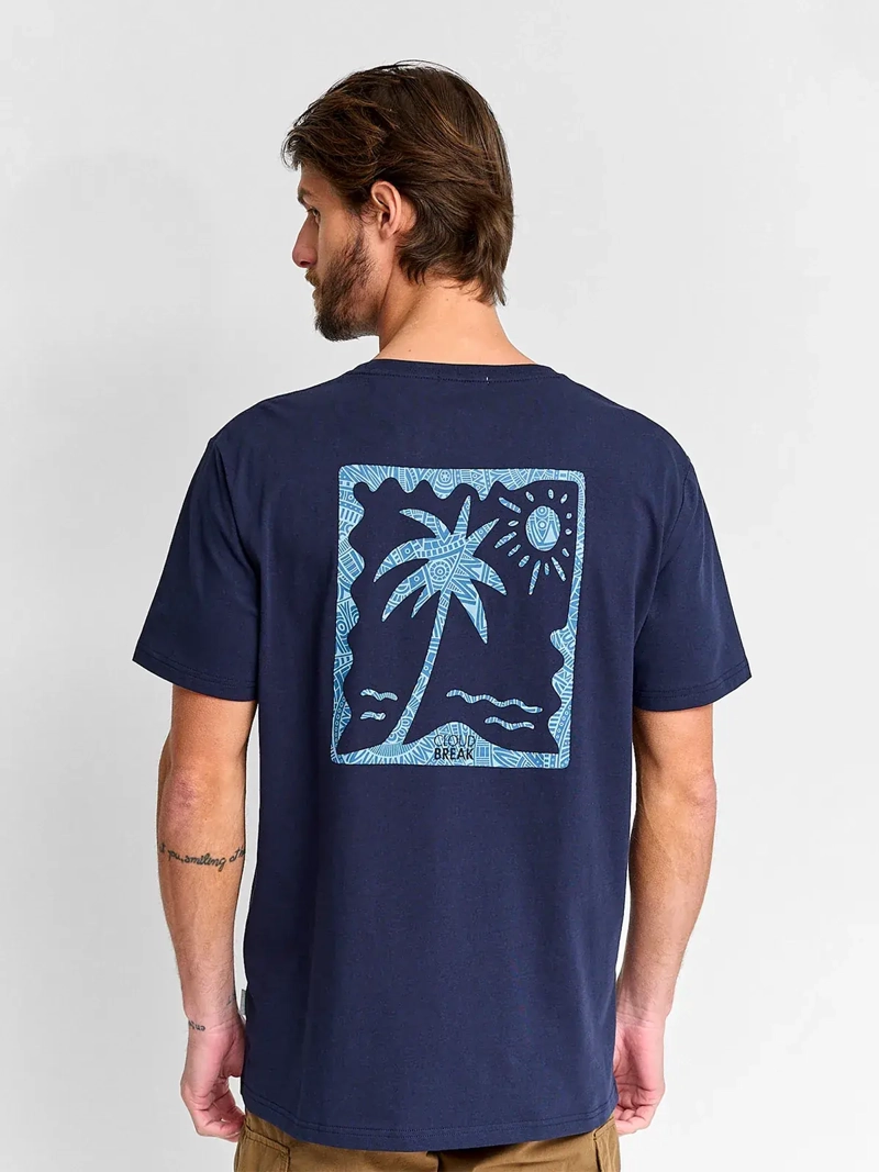 POLERA HOMBRE CLOUDBREAK ALGODÓN MANGA CORTA PRINT - 2