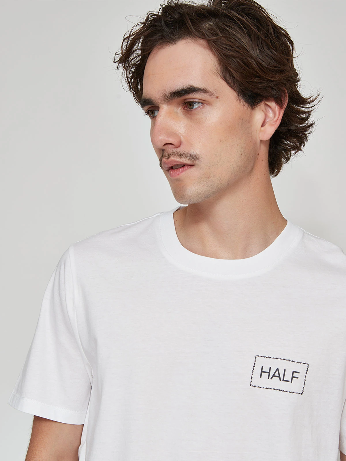 POLERA HOMBRE HALF ALGODÓN MANGA CORTA - 3