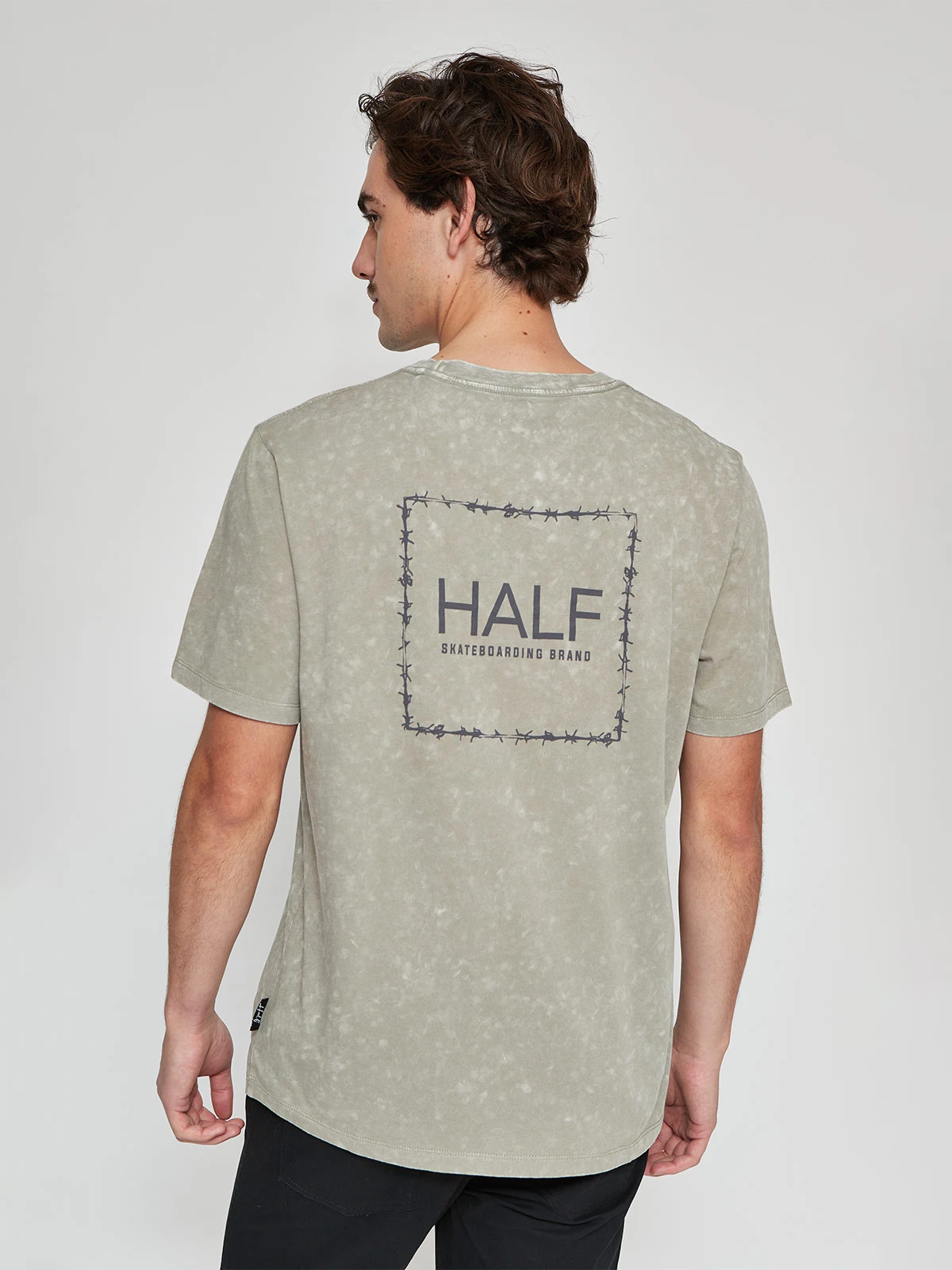 POLERA HOMBRE HALF ALGODÓN MANGA CORTA - 2