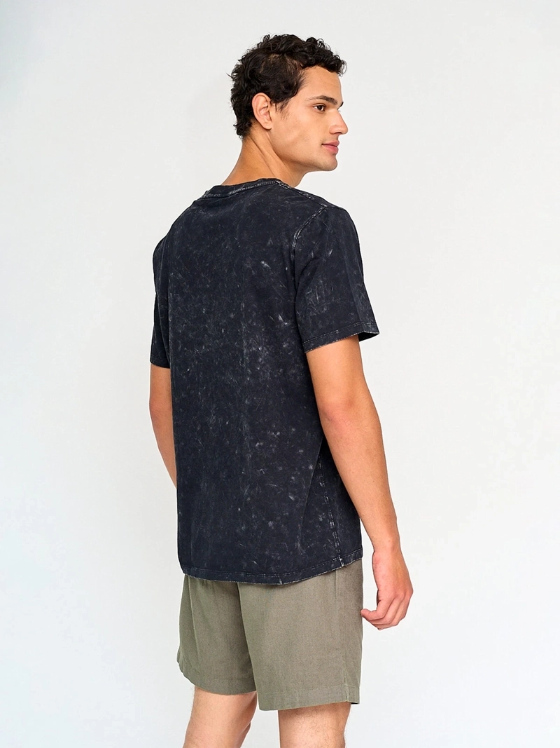 POLERA HOMBRE HALF ALGODÓN MANGA CORTA - 2