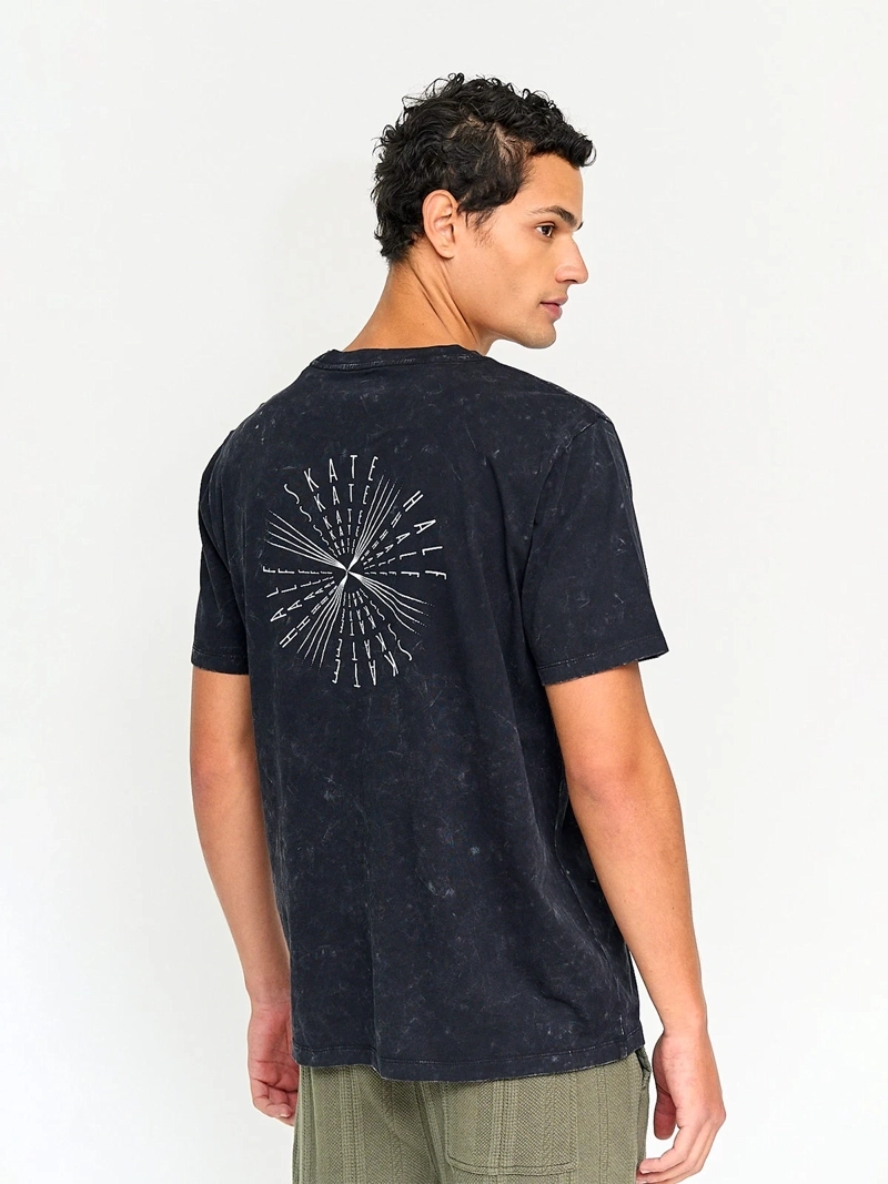 POLERA HOMBRE HALF ALGODÓN MANGA CORTA - 2