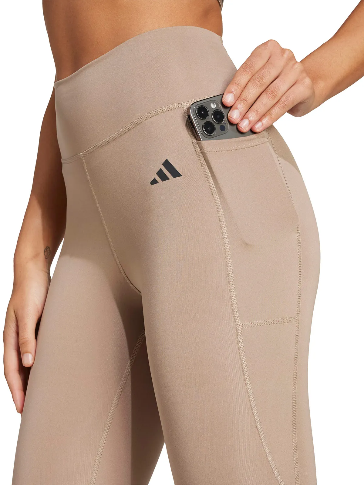 CALZAS LARGAS MUJER ADIDAS OPTIME ESSENTIALS BOLSILLO OCULTO - 3