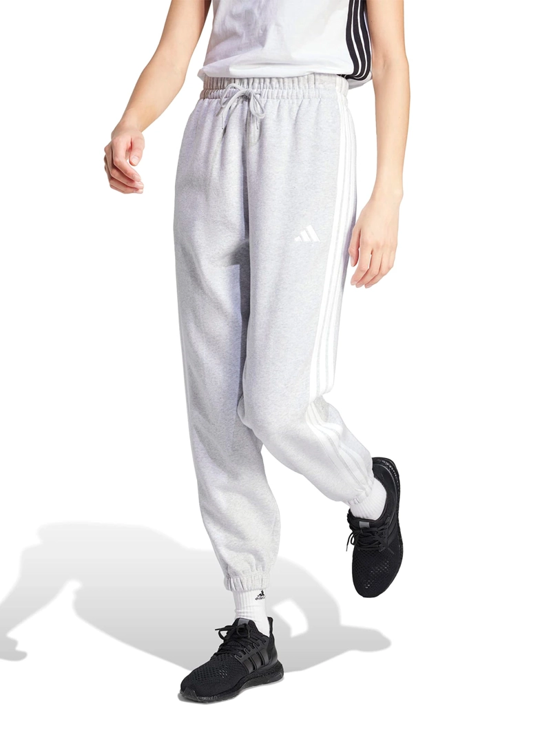PANTALÓN DE BUZO MUJER ADIDAS ALGODÓN ESSENTIALS 3 TIRAS HOLGADO - 1