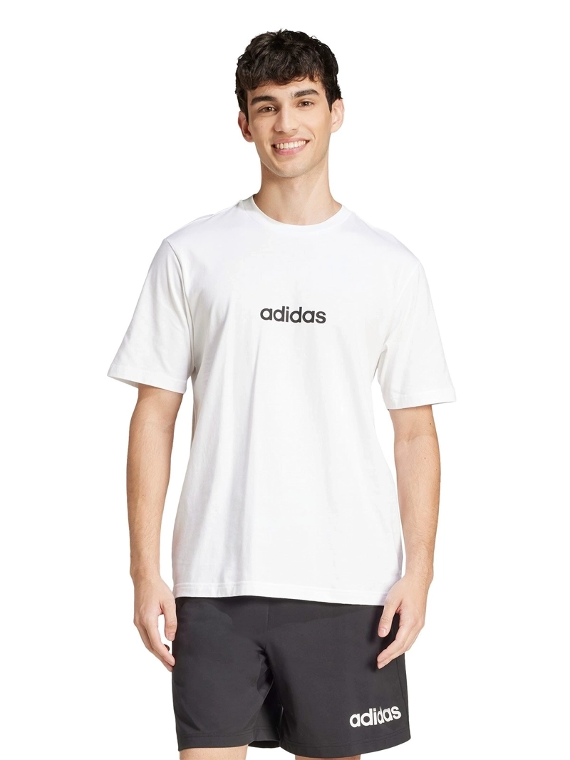 CAMISETA HOMBRE ADIDAS ESSENTIALS LINEAR SINGLE JERSEY JE9000 BLANCO - 1