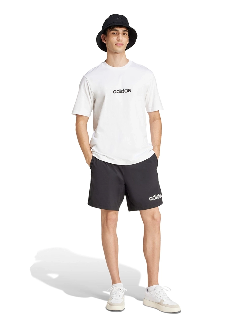 CAMISETA HOMBRE ADIDAS ESSENTIALS LINEAR SINGLE JERSEY JE9000 BLANCO - 6