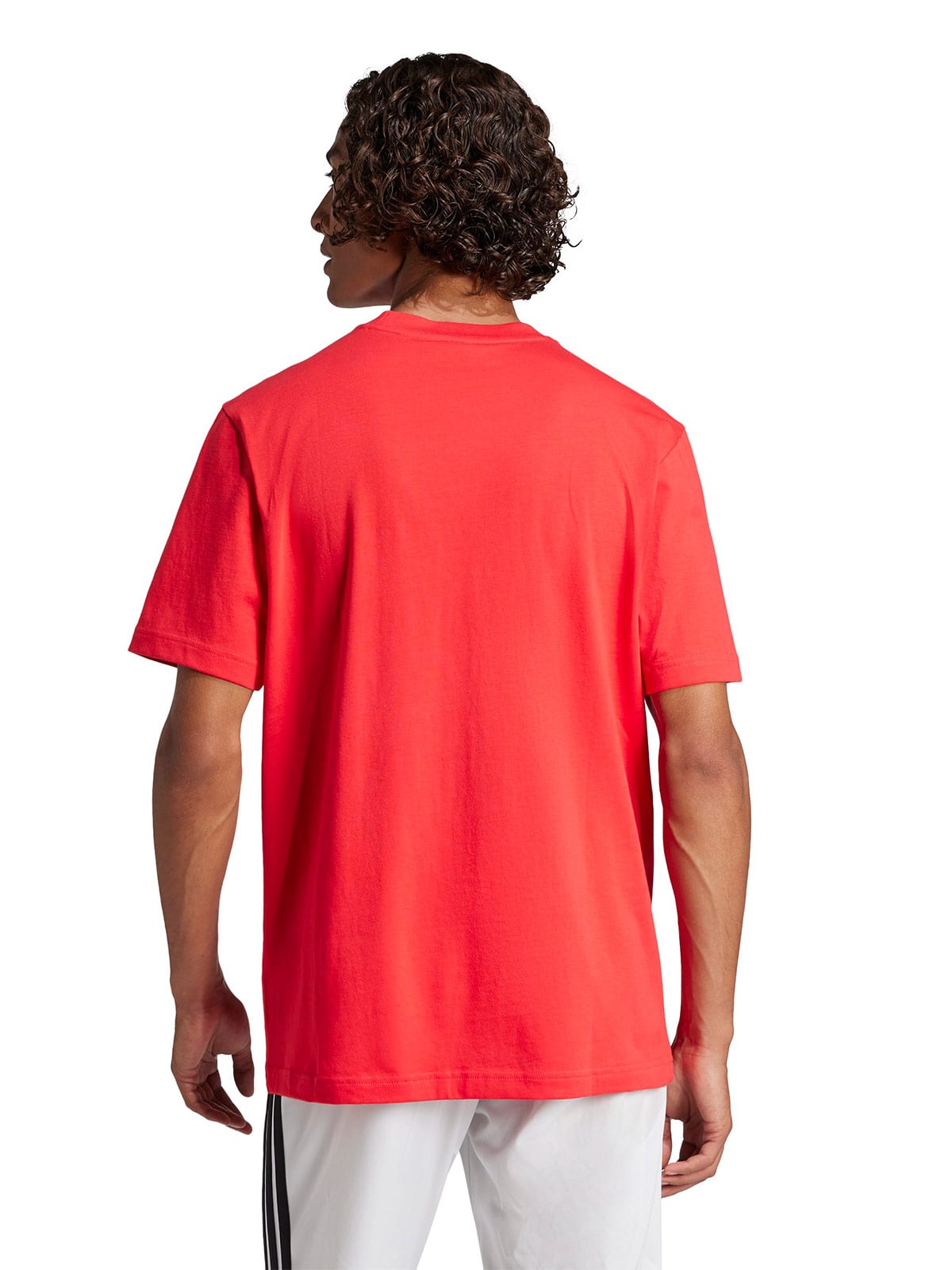 CAMISETA HOMBRE ADIDAS ESSENTIALS SMALL LOGO SINGLE JF1095 ROJO - 2
