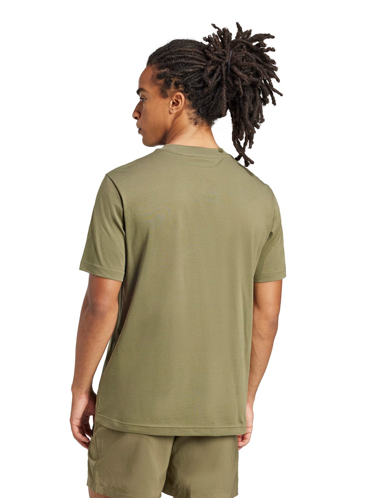 POLERA MANGA CORTA HOMBRE ADIDAS ESSENTIALS LOGO PEQUEÑO - 3