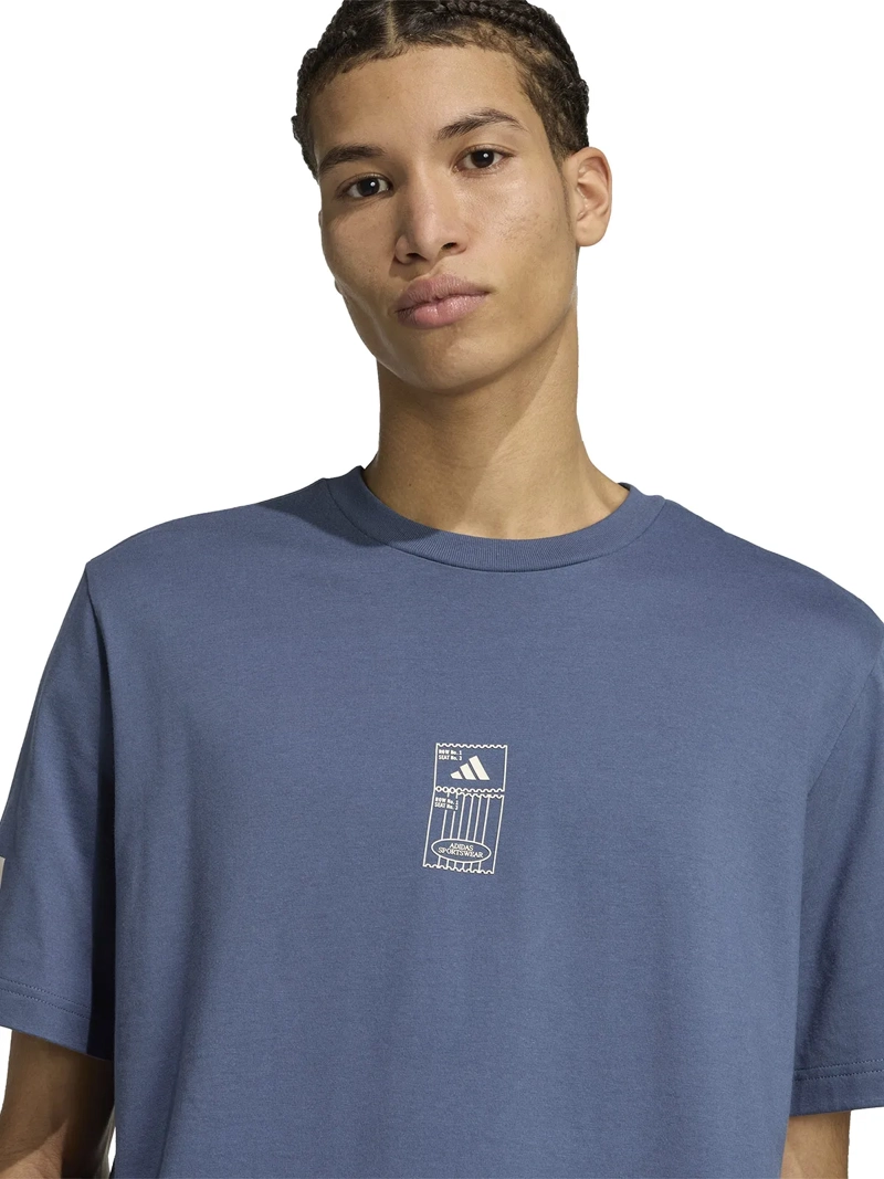 POLERA MANGA CORTA HOMBRE ADIDAS GRAPHIC - 4