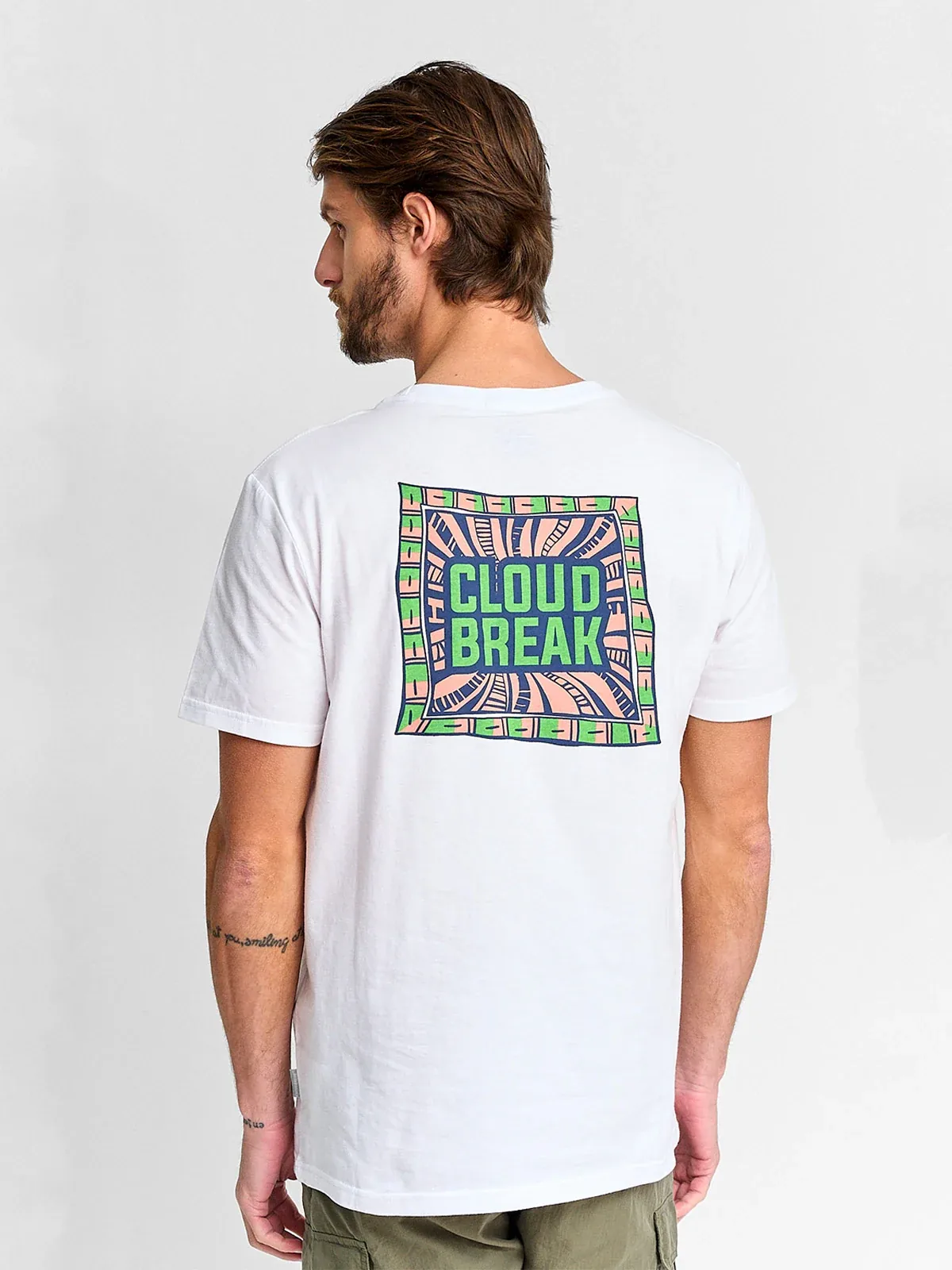 POLERA HOMBRE CLOUDBREAK ALGODÓN MANGA CORTA PRINT - 2