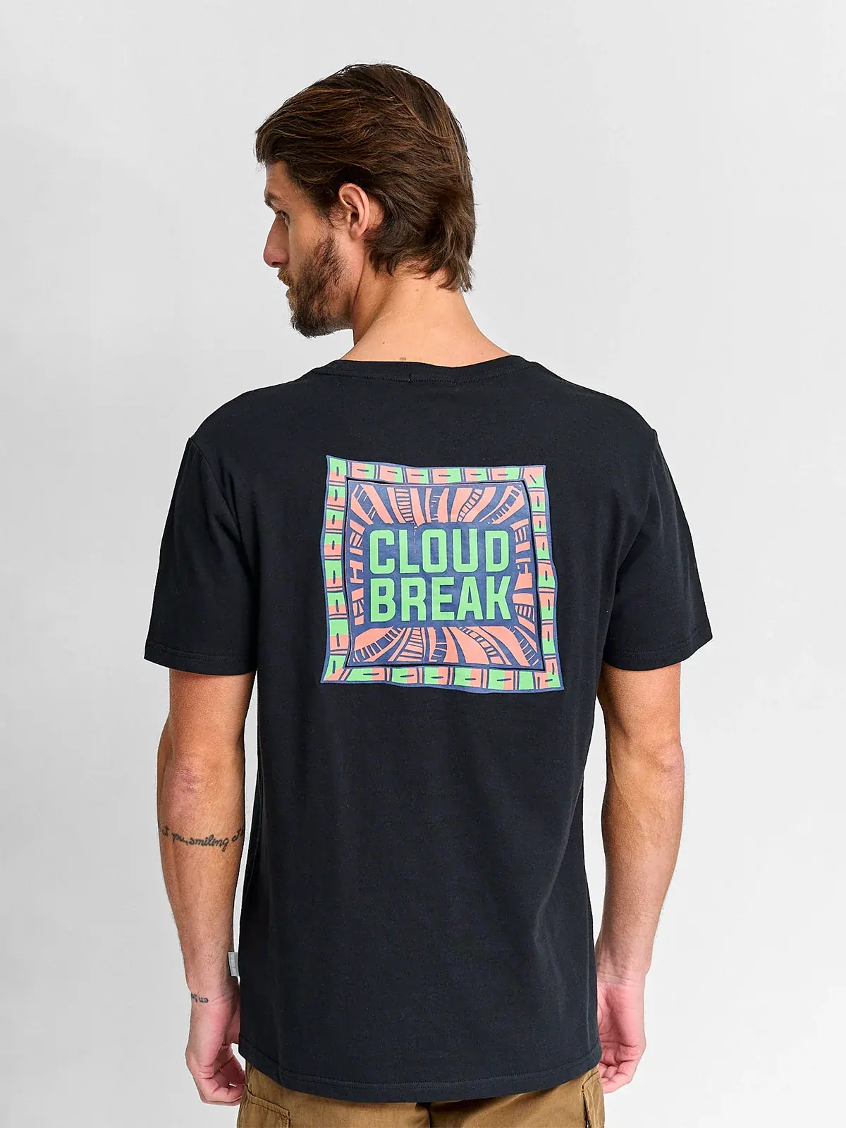 POLERA HOMBRE CLOUDBREAK ALGODÓN MANGA CORTA PRINT - 2