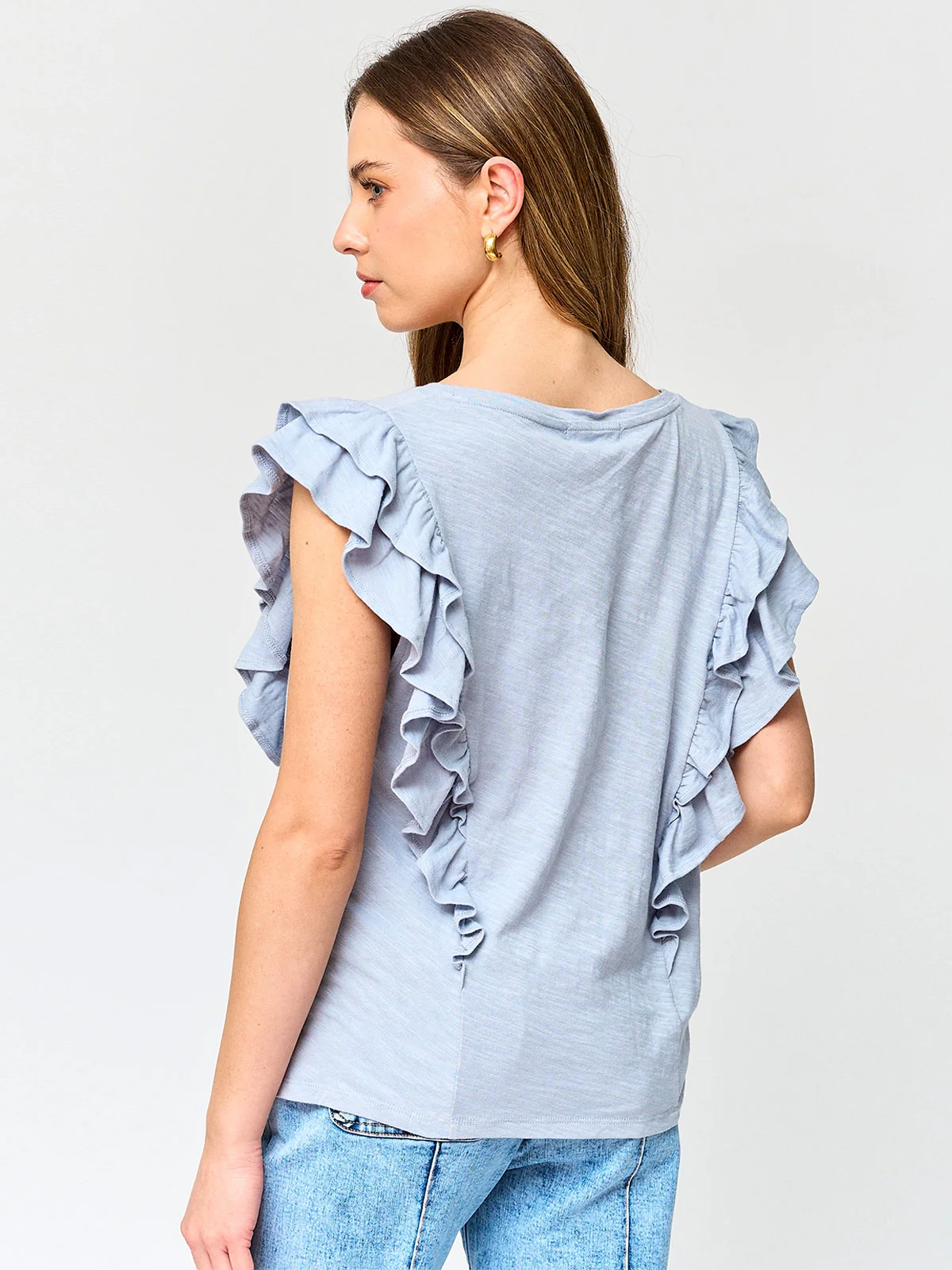 POLERA MUJER PEPE JEANS ALGODÓN VUELOS - 2