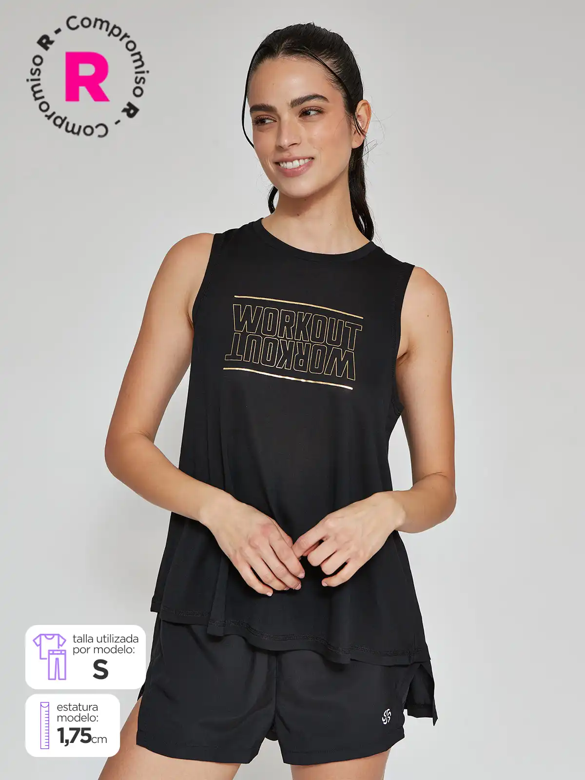 POLERA SIN MANGAS MUJER REVUP ELBI - 1