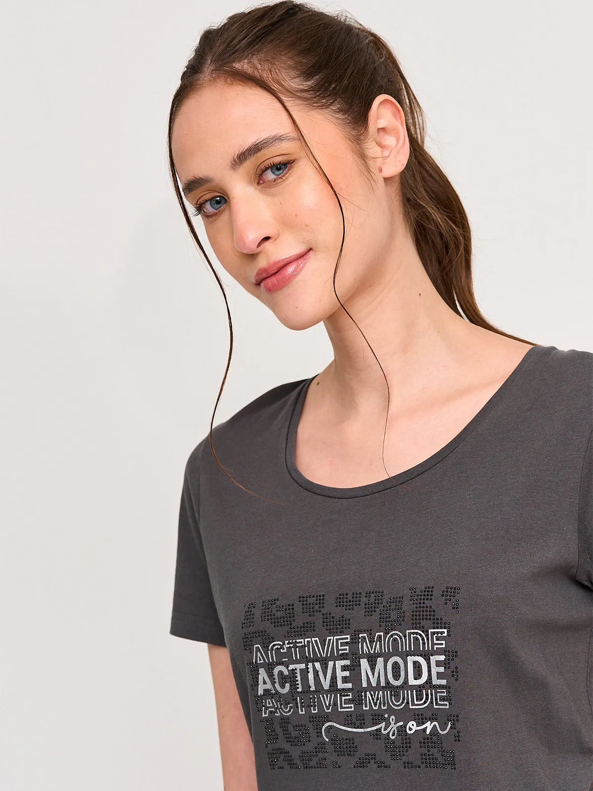 POLERA MUJER REVUP MANGA CORTA - 3