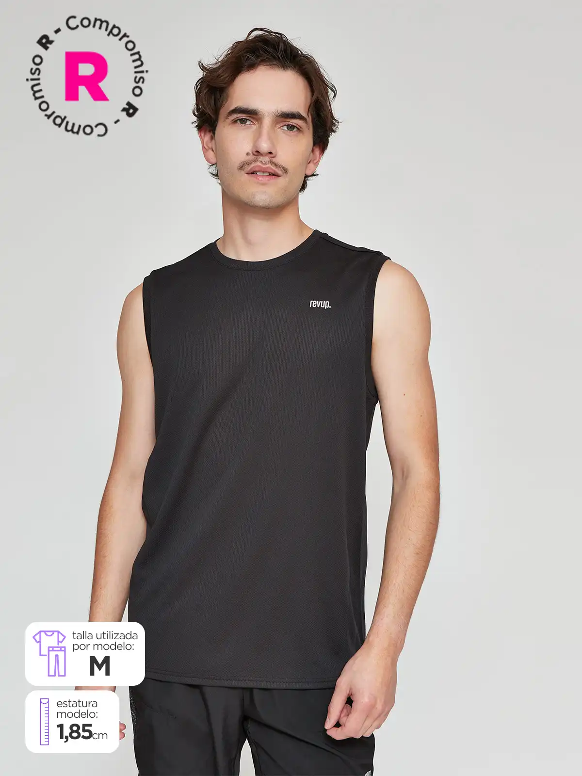 POLERA SIN MANGAS HOMBRE REVUP EBAS - 1