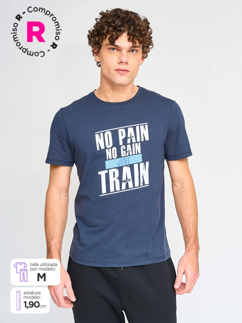 POLERA MANGA CORTA HOMBRE REVUP NAVID - 1
