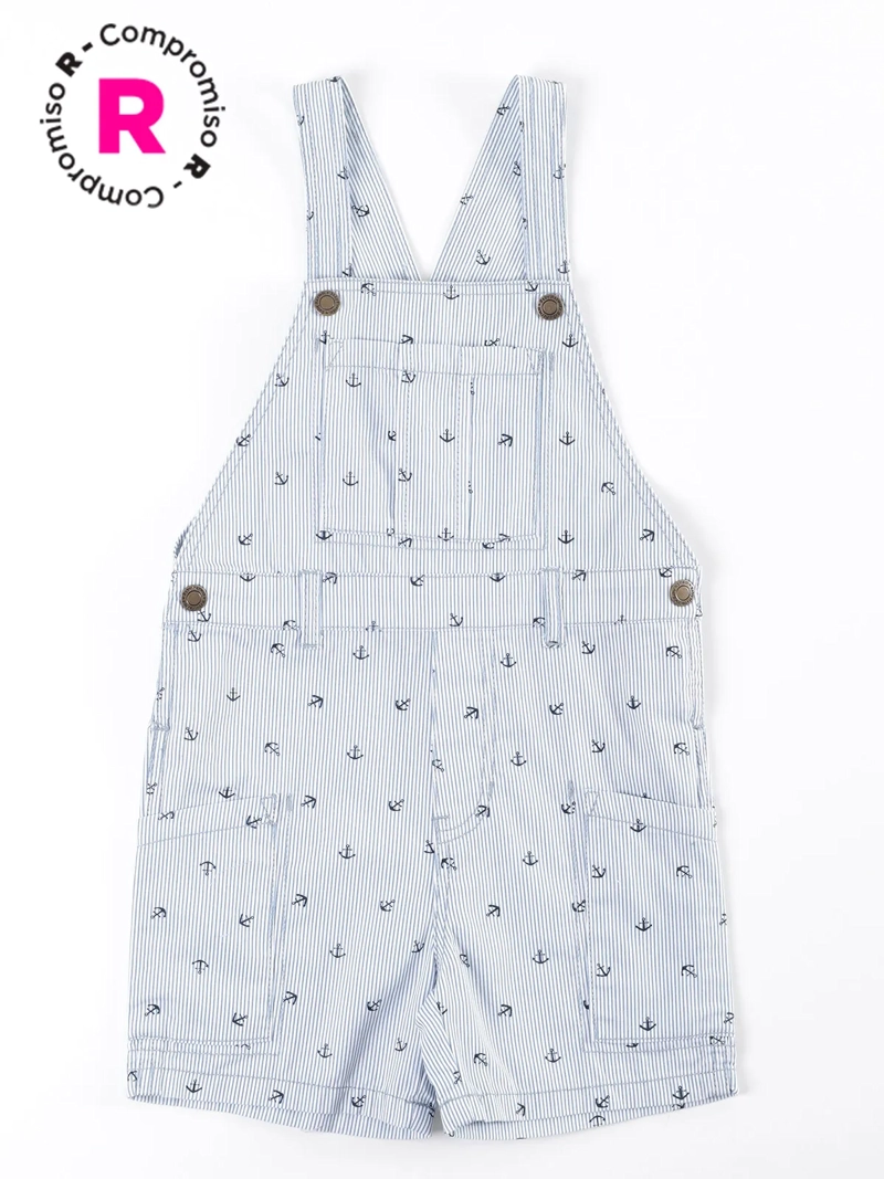 JARDINERA NIÑO BABY HARVEST ALGODÓN ESTAMPADA - 1